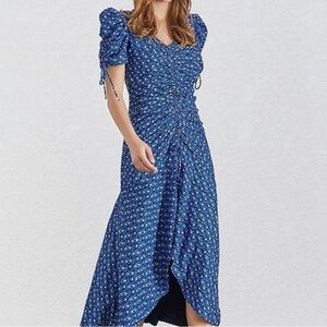 C/Meo Collective L 8 blue floral dress